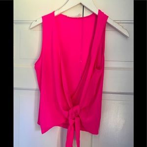 New Lush XXS pink wrap top